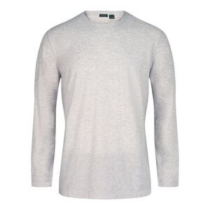 Slowear Zanone Long-Sleeve Crew-Neck T-Shirt Grey Mens